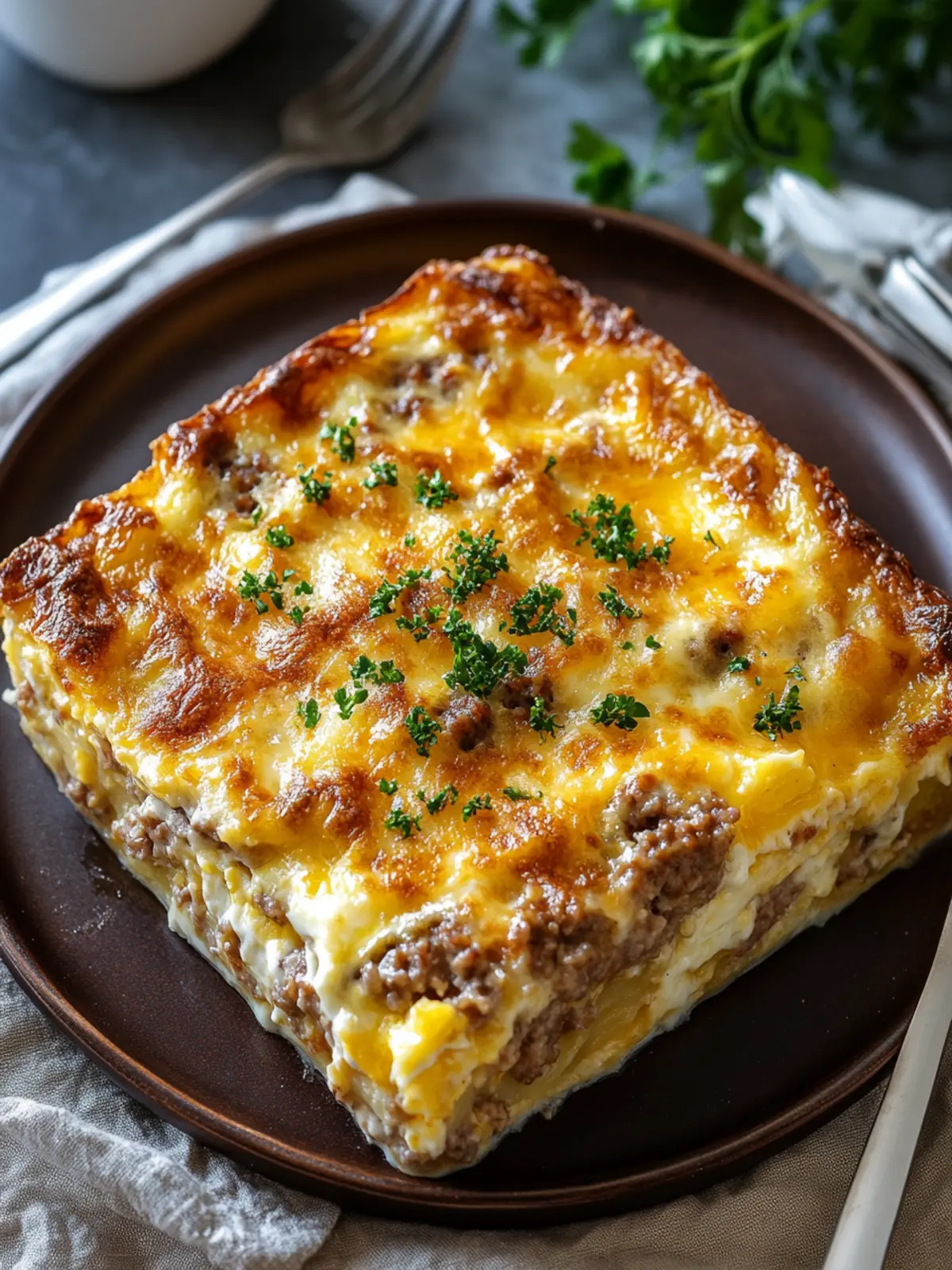 Sausage, Egg, and Cream Cheese Hashbrown Casserole Magic 2 Sausage, Egg, and Cream Cheese Hashbrown Casserole