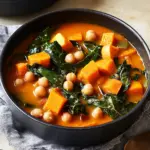 Cardiac Diet Delight: Sweet Potato Stew with Chickpeas and Greens 9 cardiac diet Sweet Potato Stew With Chickpeas & Hardy Greens