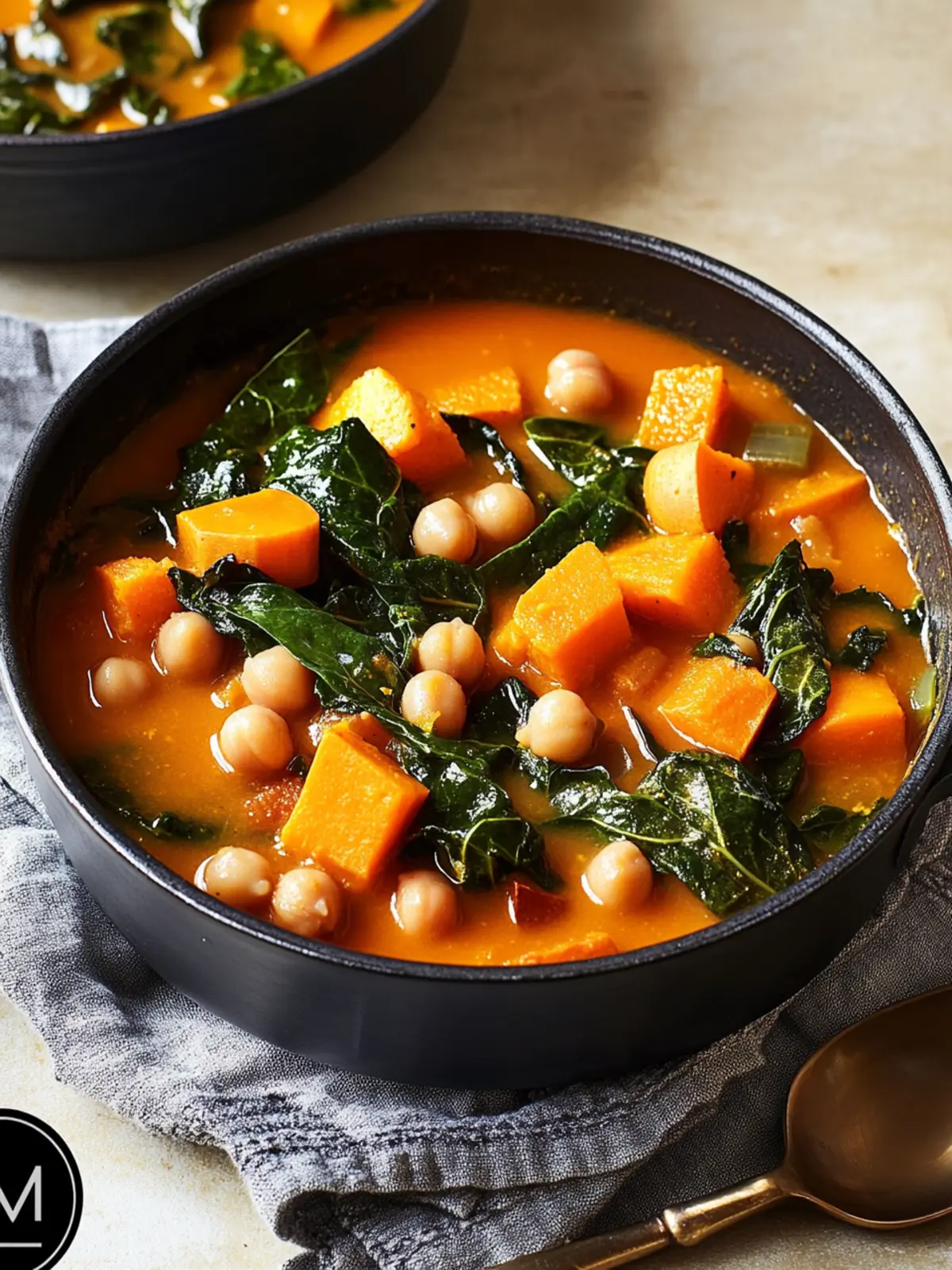 Cardiac Diet Delight: Sweet Potato Stew with Chickpeas and Greens 5 cardiac diet Sweet Potato Stew With Chickpeas & Hardy Greens