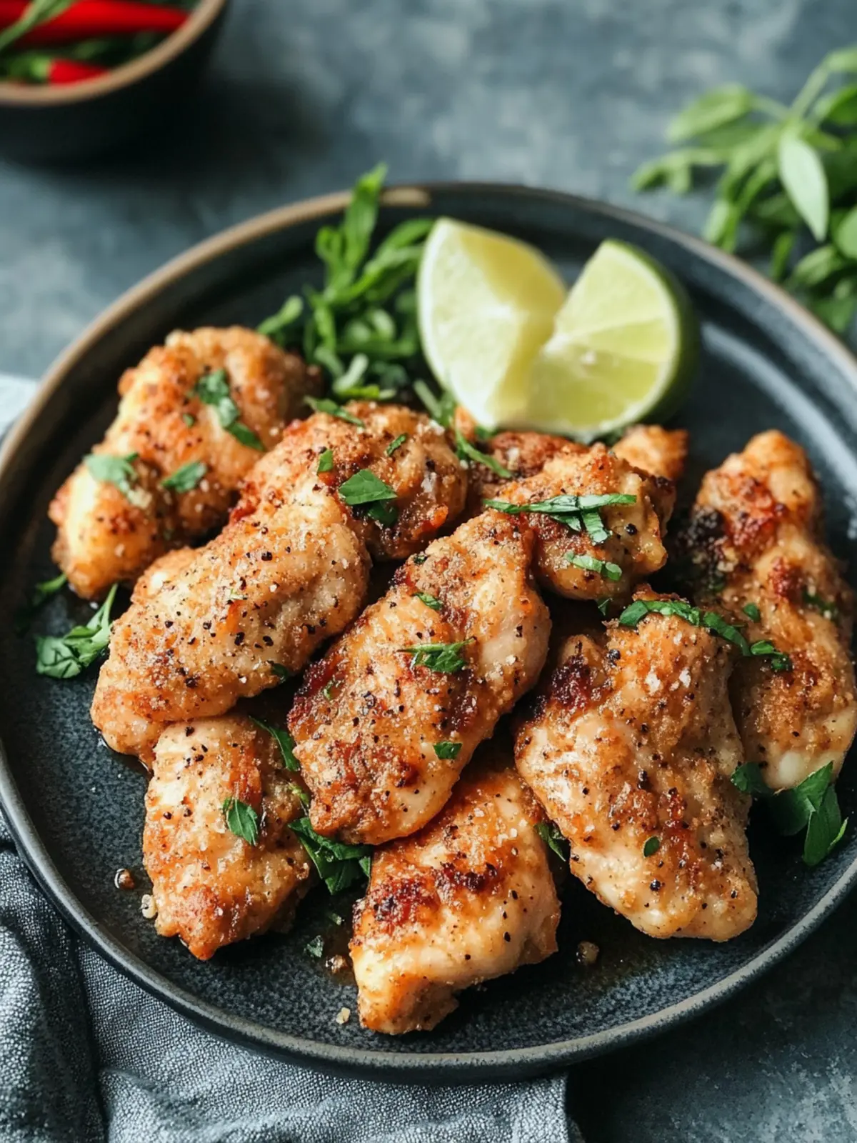 Crispy Air Fryer Salt and Pepper Chicken in 45 Minutes 5 Air Fryer Salt and Pepper Chicken