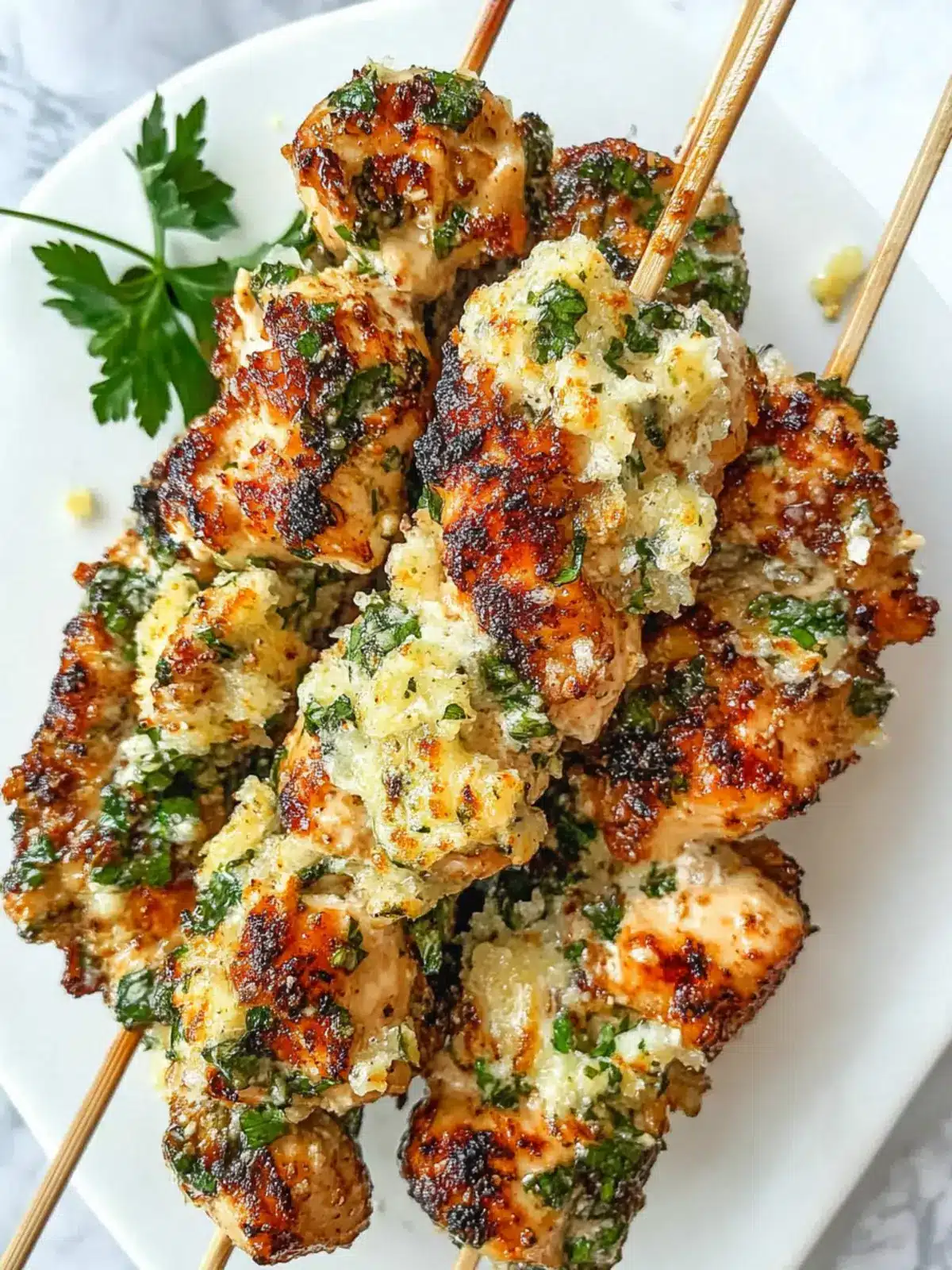 Garlic Parmesan Chicken Skewers That Will Wow Your Taste Buds 3 Garlic Parmesan Chicken Skewers