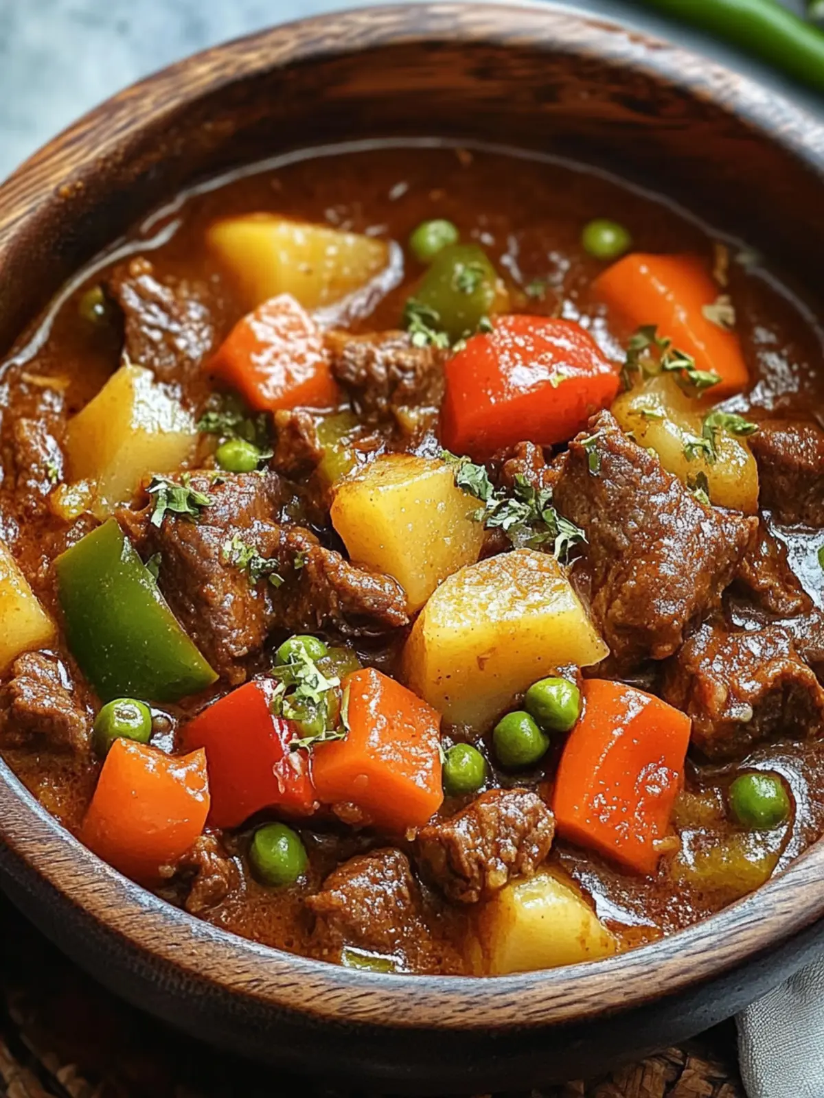 Savory Filipino Beef Caldereta for Cozy Home Cooking 2 Filipino Beef Caldereta