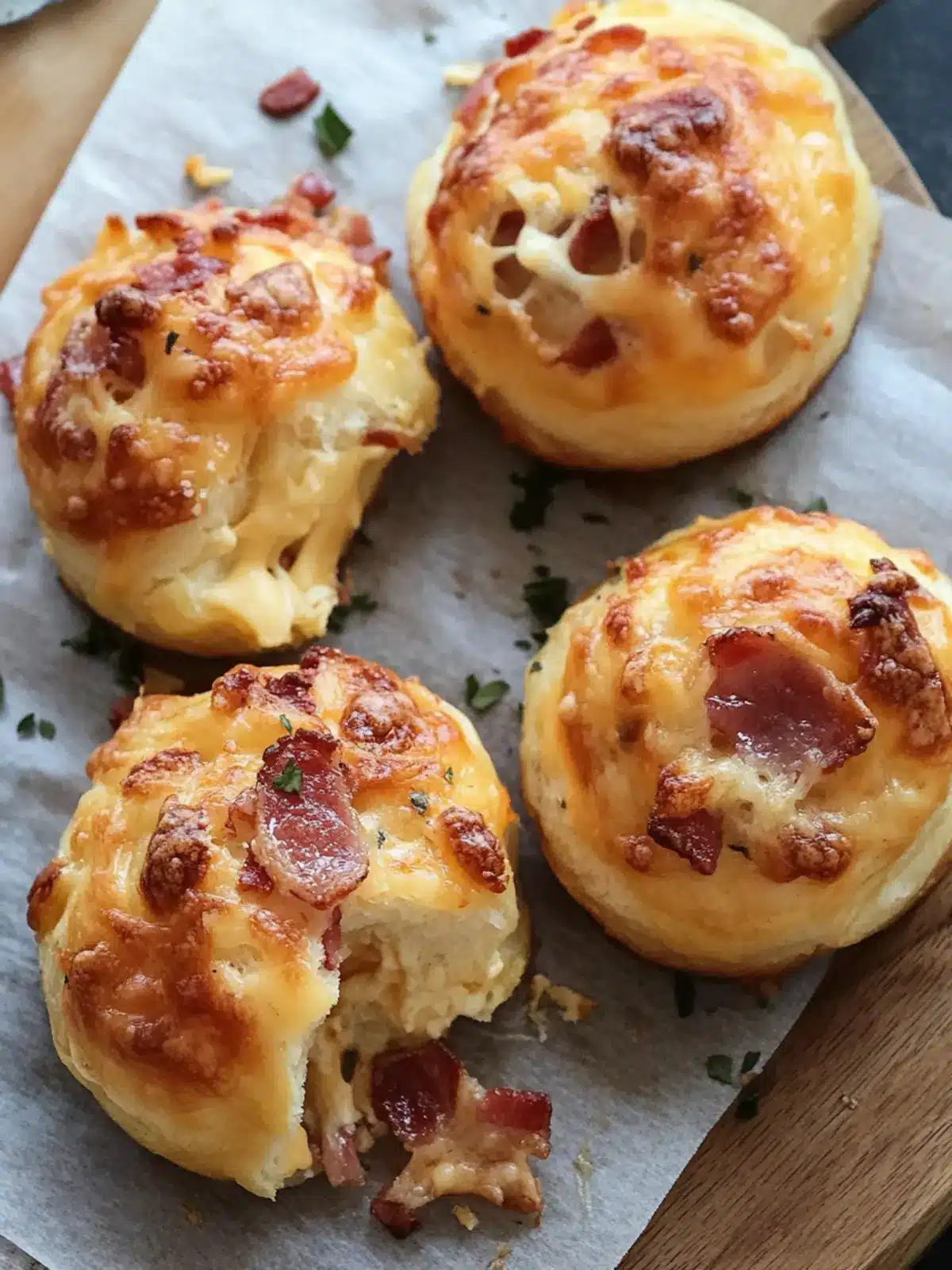 Irresistible 4 Ingredient Cheese and Bacon Rolls You’ll Love 2 Amazing 4 Ingredient Cheese and Bacon Rolls