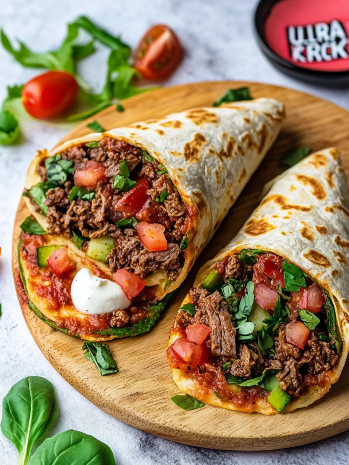 Savory ULTRA KETO Beef Marinara Smash Wraps You’ll Crave 2 ULTRA KETO beef marinara smash wraps