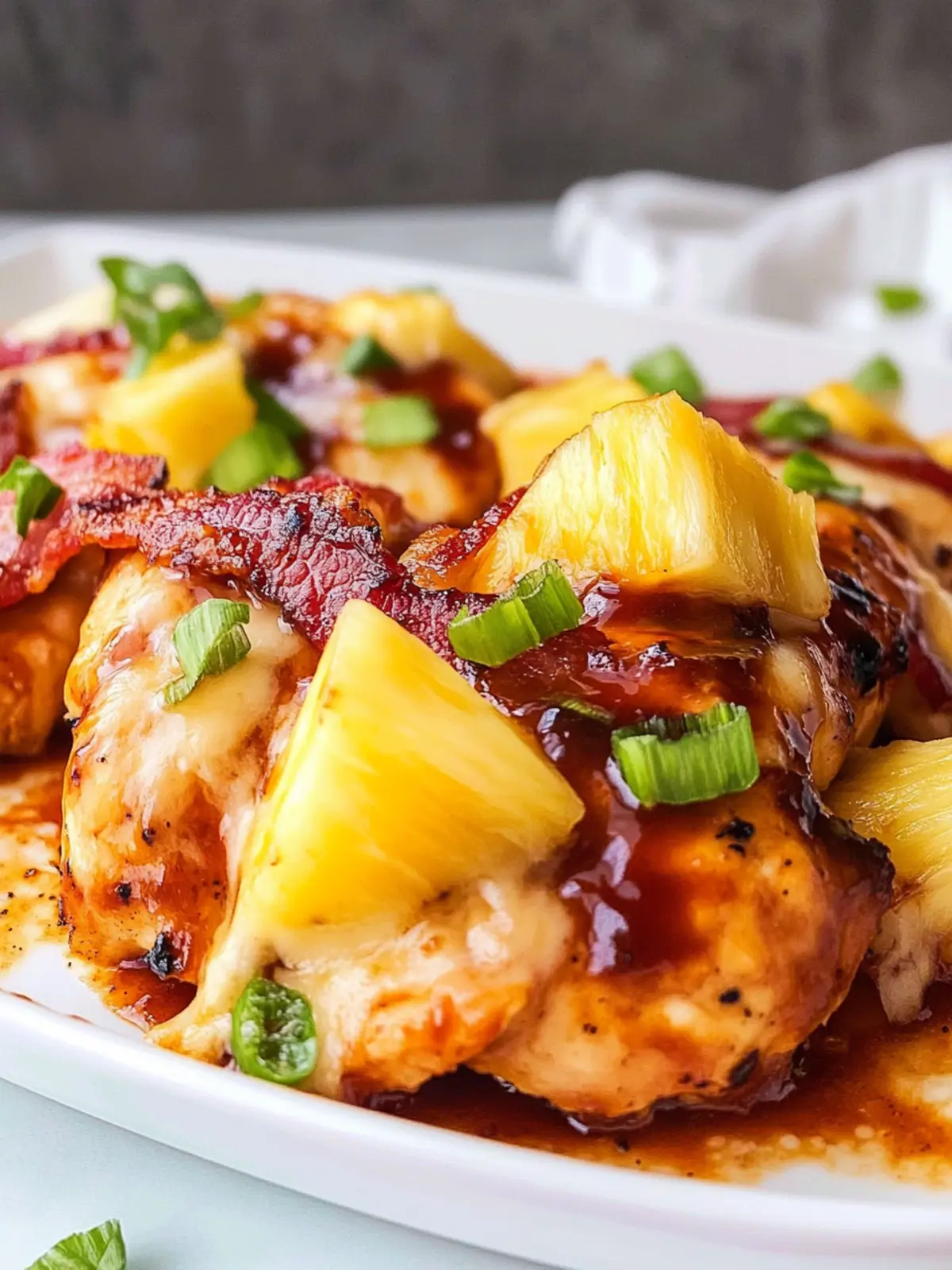Lazy Summer Protein Dinners: Pineapple BBQ Chicken with Bacon Bliss 3 Lazy Summer Protein Dinners Pineapple BBQ Chicken with Bacon