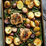 Mediterranean Lemon Chicken with Potatoes & Green Beans Bliss 8 Mediterranean Lemon Chicken with Potatoes & Green Beans (One-Pan Dinner!)