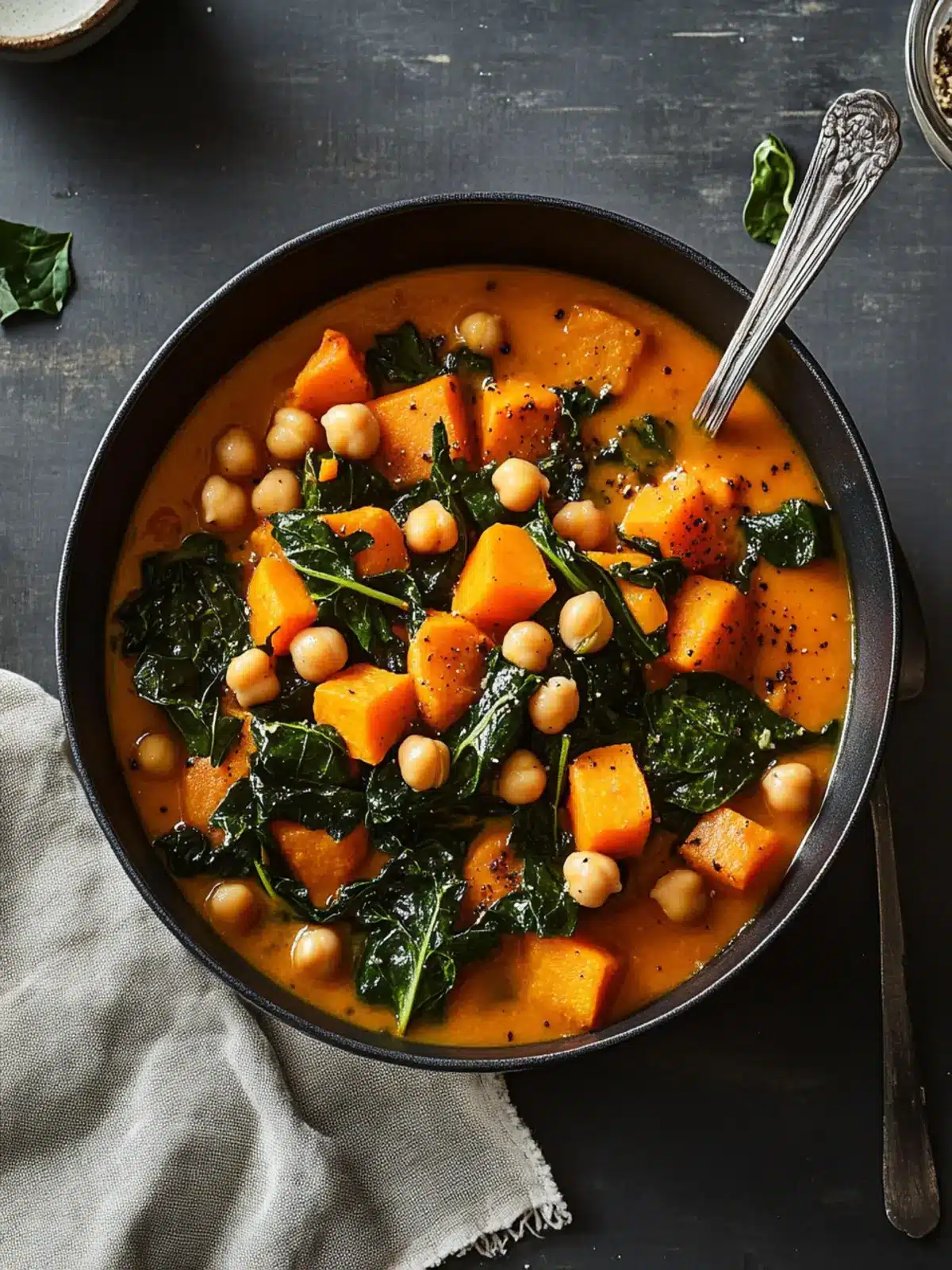 Cardiac Diet Delight: Sweet Potato Stew with Chickpeas and Greens 2 cardiac diet Sweet Potato Stew With Chickpeas & Hardy Greens