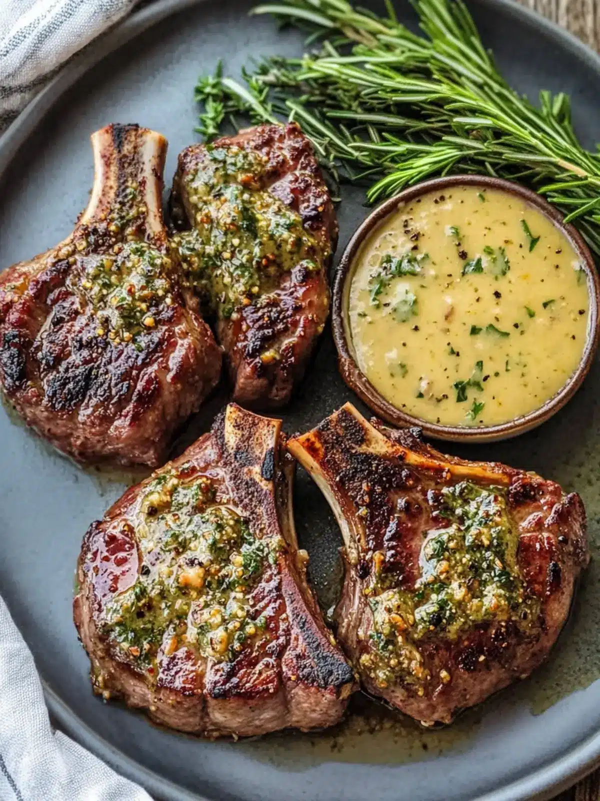 Savor Grilled Lamb Loin Chops with Béarnaise Sauce Recipe 2 Grilled Lamb Loin Chops with Béarnaise Sauce Recipe