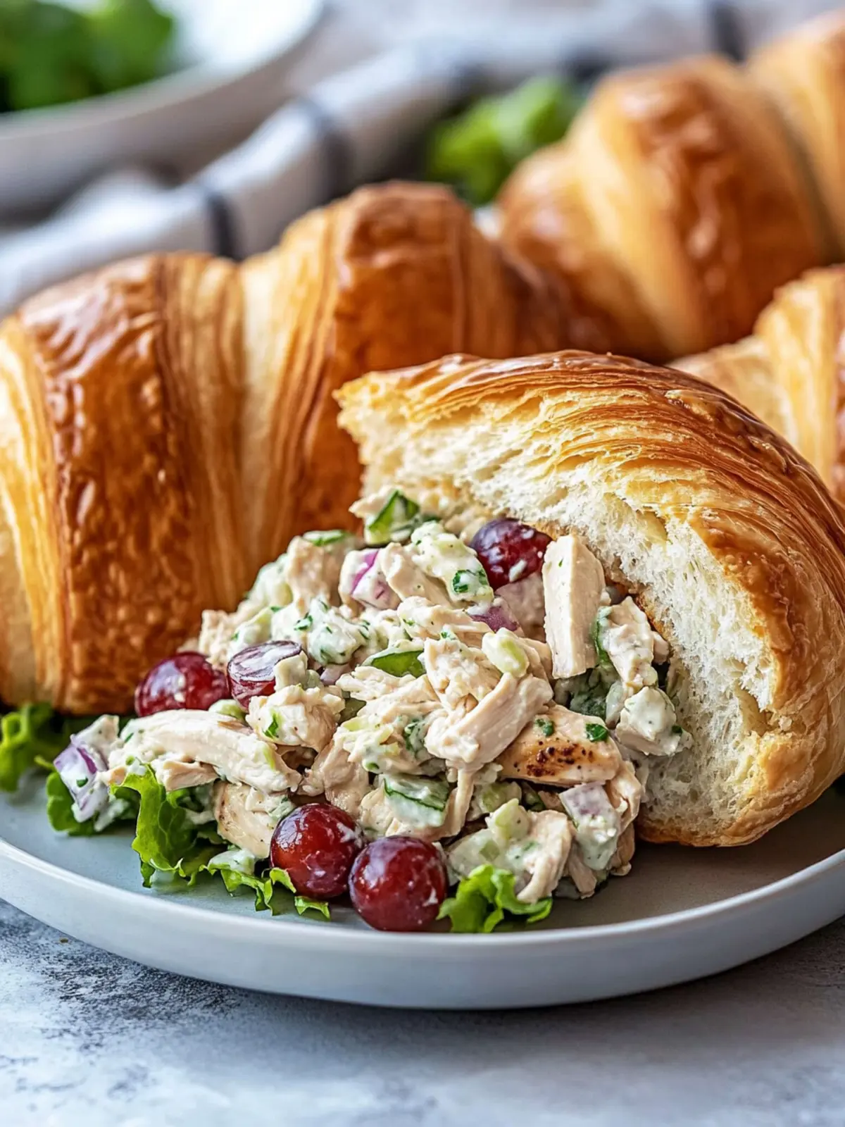 Deliciously Best Chicken Salad Croissant Sandwiches You’ll Love 3 Best Chicken Salad Croissant Sandwiches