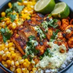 High Protein Meals: Healthy Street Corn Chicken Bowl Bliss 6 high protein meals Healthy Street Corn Chicken Bowl