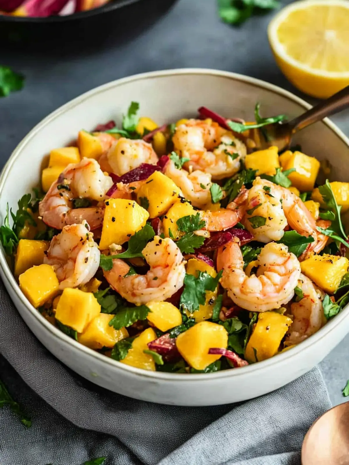 High Protein Meals: Refreshing Mango Shrimp Salad Recipe 4 High Protein Meals Mango Shrimp Salad Recipe