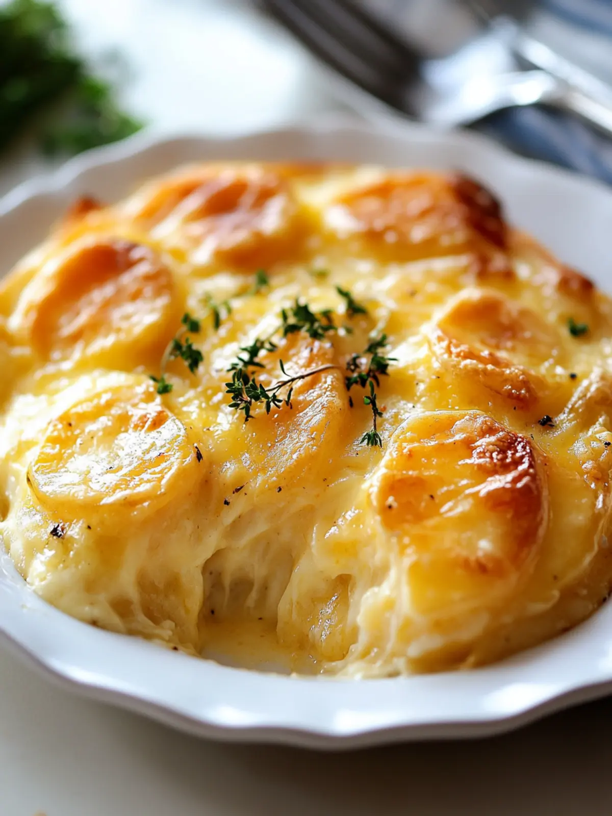 Melt-In-Your-Mouth Cheesy Scalloped Potatoes Delight 2 Cheesy Scalloped Potatoes