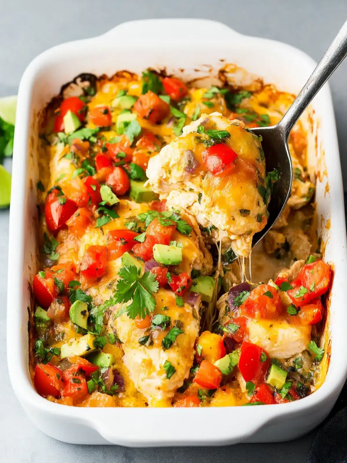 High Protein Salsa Fresca Chicken Bake You’ll Crave Daily 3 High Protein Salsa Fresca Chicken Bake