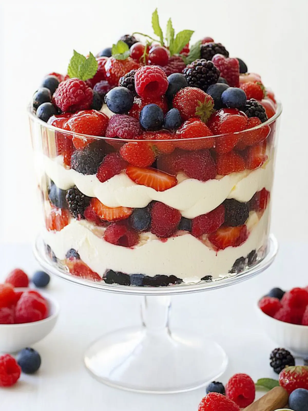 Celebrate with a 4th July Berry Trifle Cake You’ll Love! 3 4th July Berry trifle cake