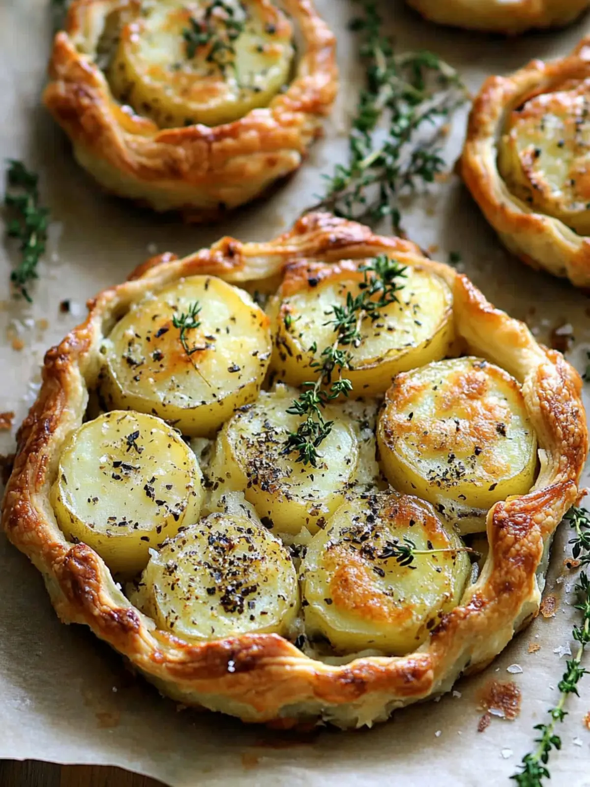 Garlic Herb Muffin Pan Potato Galette Recipe You’ll Love 3 Garlic Herb Muffin Pan Potato Galette Recipe