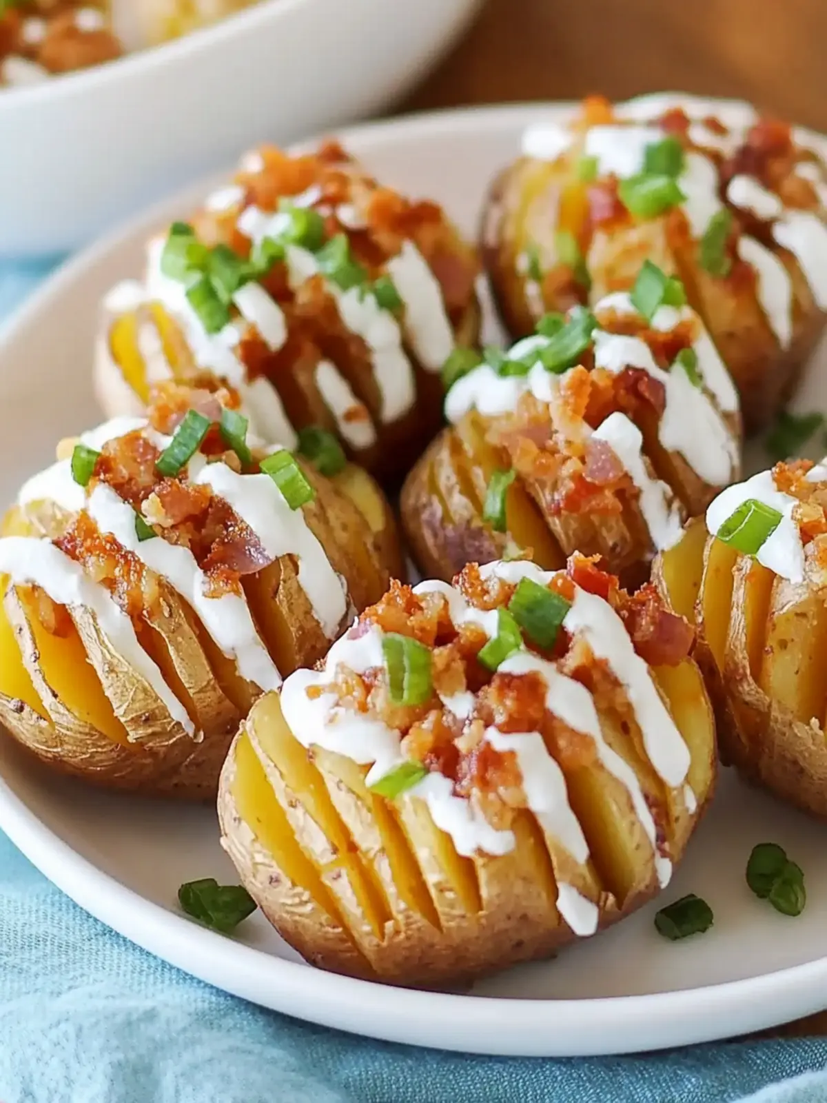 Crispy Loaded Hasselback Potato Bites for Ultimate Comfort Food 2 Crispy Loaded Hasselback Potato Bites