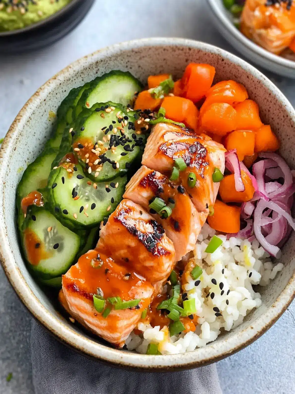 Fuel Your Day with This High Protein Salmon Bowl Delight 2 High Protein Salmon Bowl