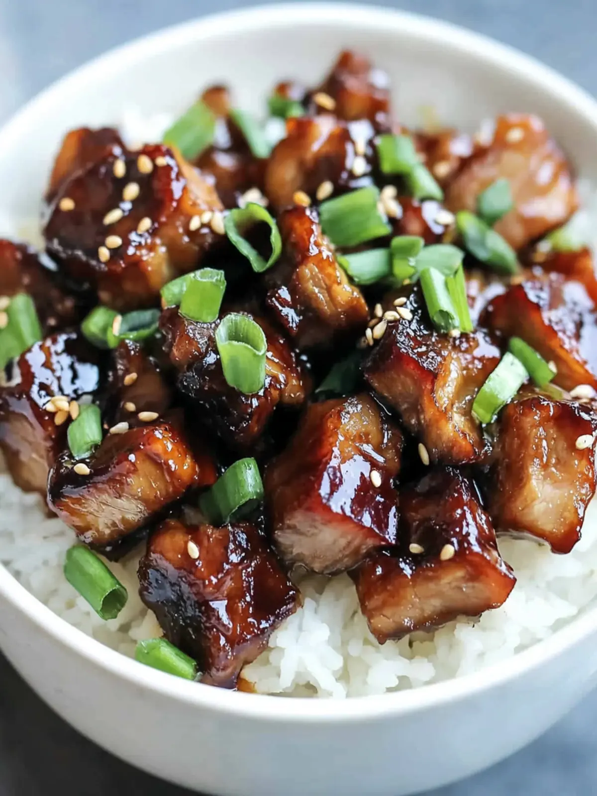 Sweet Caramelized Pork with Rice That Will Wow Your Taste Buds 5 Sweet caramelized pork with rice