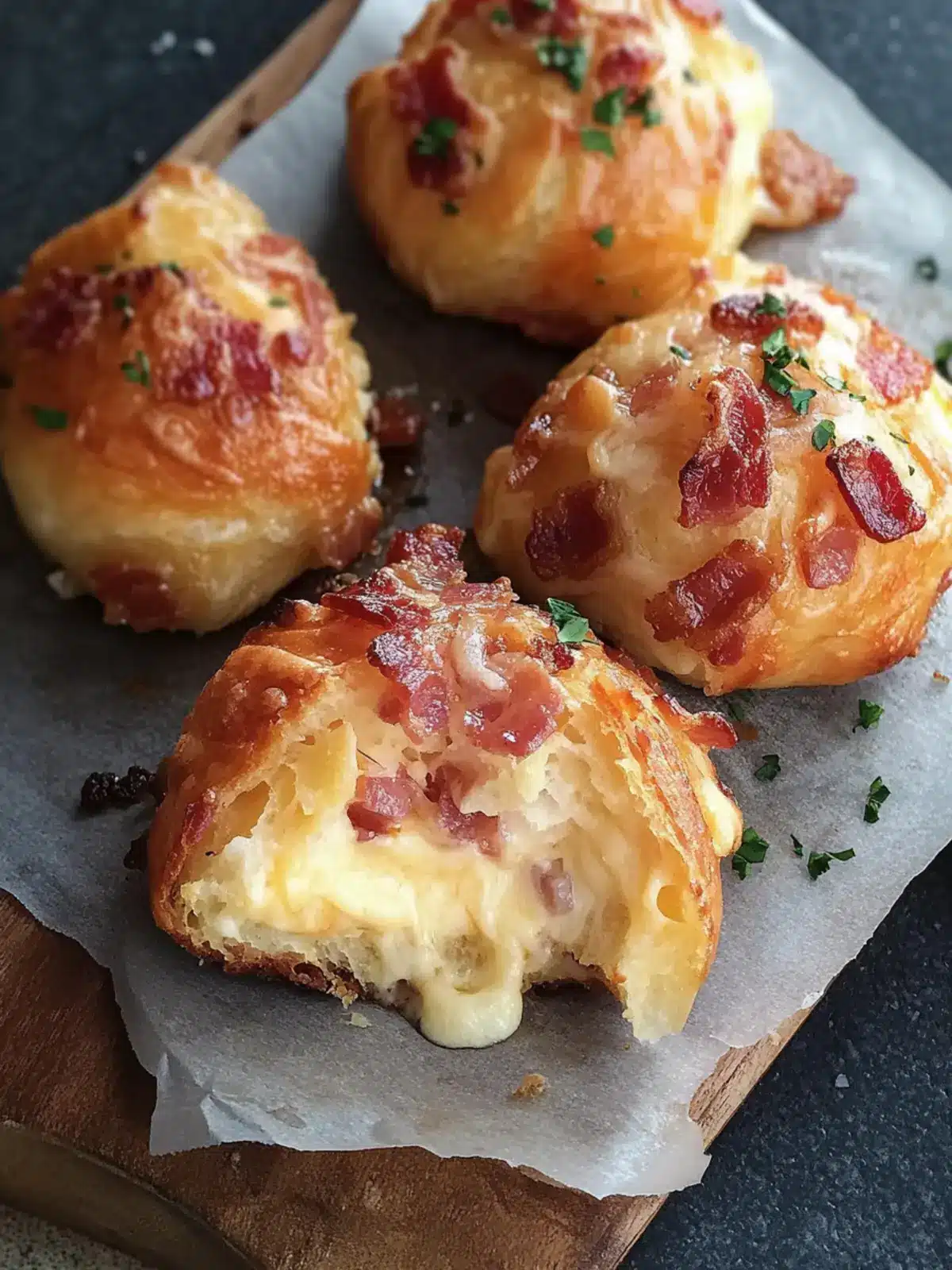 Irresistible 4 Ingredient Cheese and Bacon Rolls You’ll Love 3 Amazing 4 Ingredient Cheese and Bacon Rolls