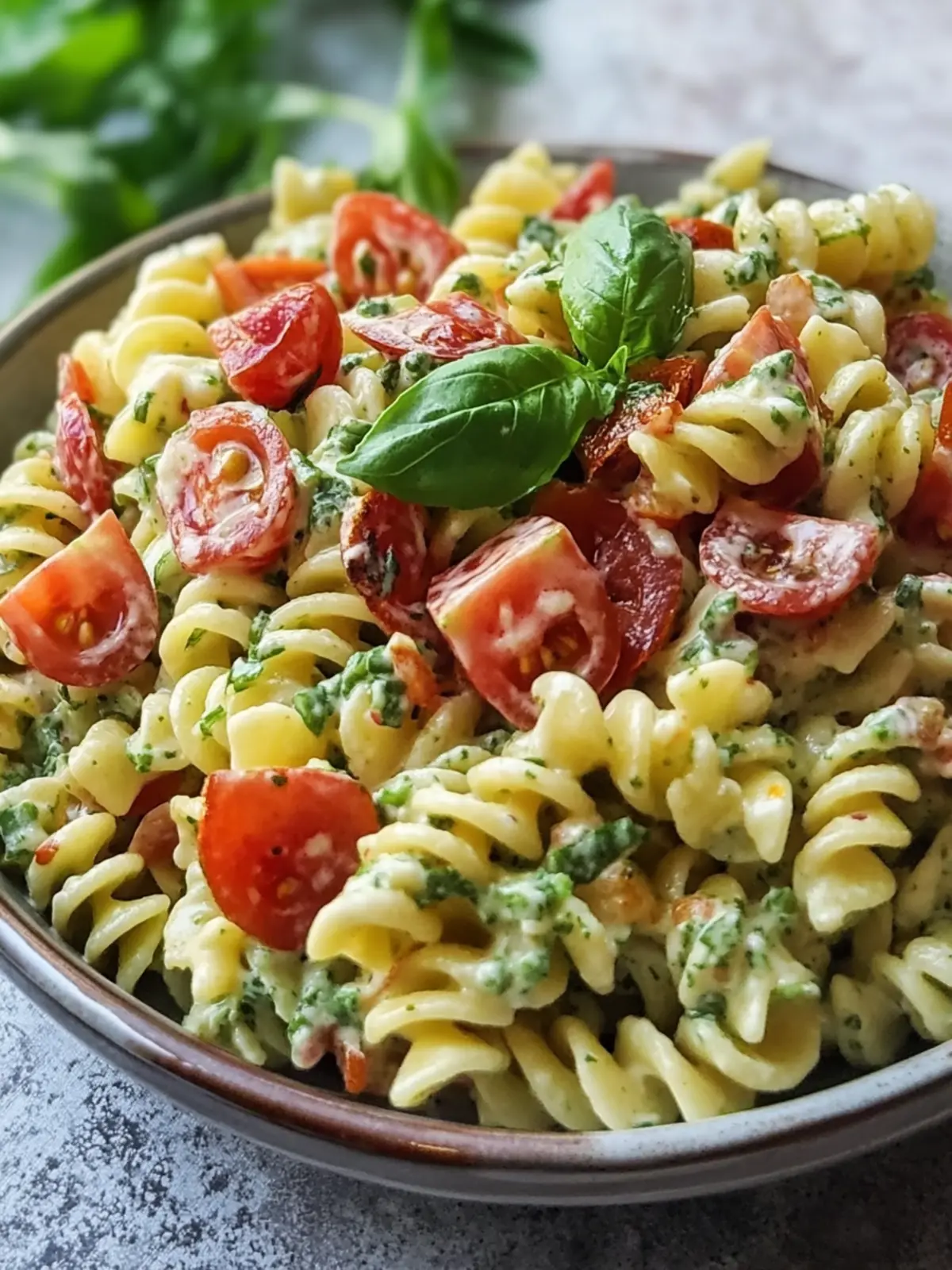 Celebrate Summer with 4th of July Creamy BLT Pasta Salad 3 4th of July Creamy BLT Pasta Salad