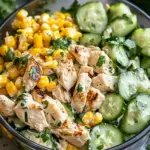 Healthy Meal Street Corn Creamy Cucumber Chicken Salad Magic 5 Healthy Meal Street Corn Creamy Cucumber Chicken Salad