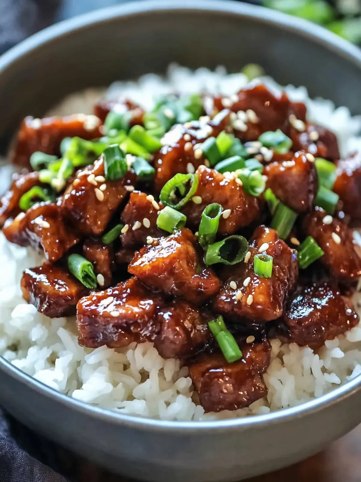Sweet Caramelized Pork with Rice That Will Wow Your Taste Buds 4 Sweet caramelized pork with rice