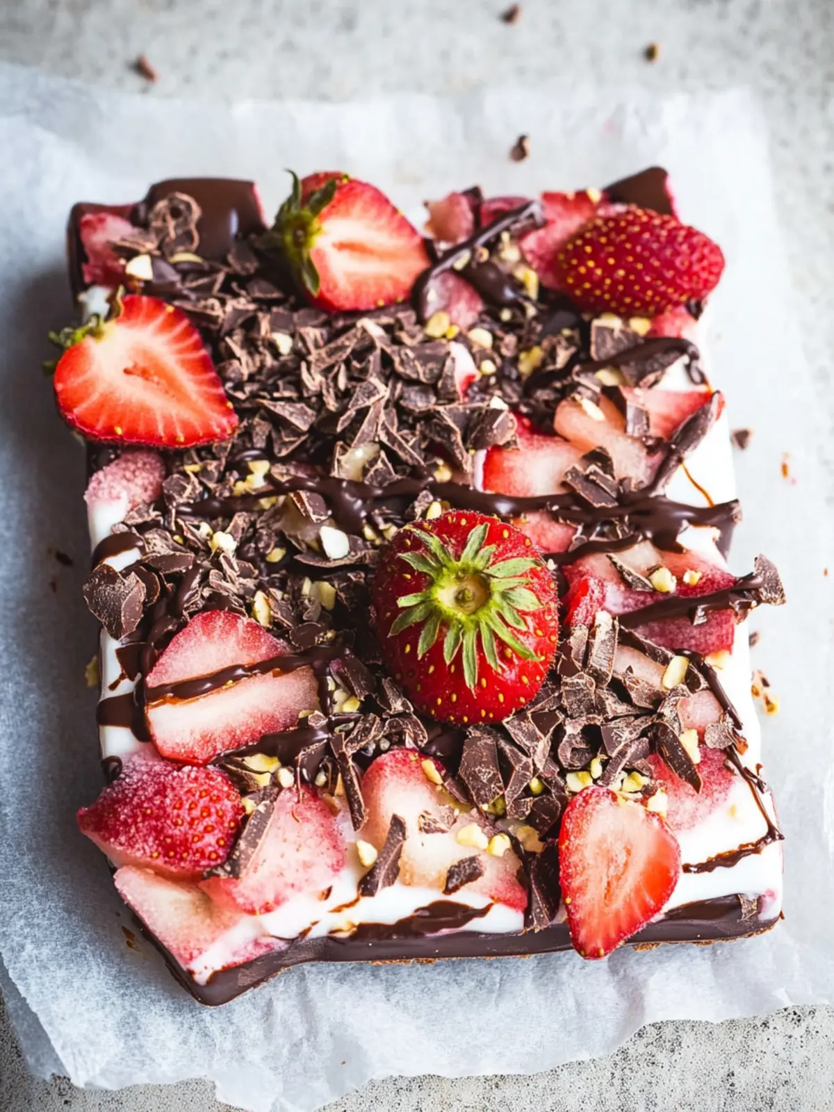 Healthy Desserts Chocolate Frozen Yogurt Strawberry Bark Bliss 2 Healthy Desserts Chocolate Frozen Yogurt Strawberry Bark