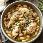 Herbed Slow-Cooker Chicken and White Beans for Heart Health 6 cardiac diet recipes Herbed Slow-Cooker Chicken and White Beans