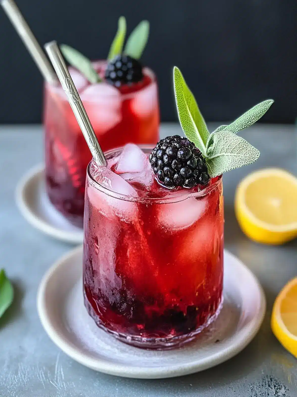 Revitalize Your Summer with Blackberry Sage Iced Tea Recipe 3 Blackberry Sage Iced Tea