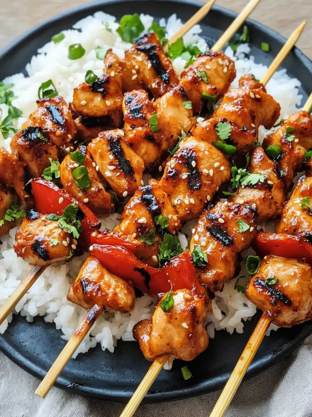 Savor the Flavor: Easy Korean Chicken Skewers Recipe 4 Korean Chicken Skewers