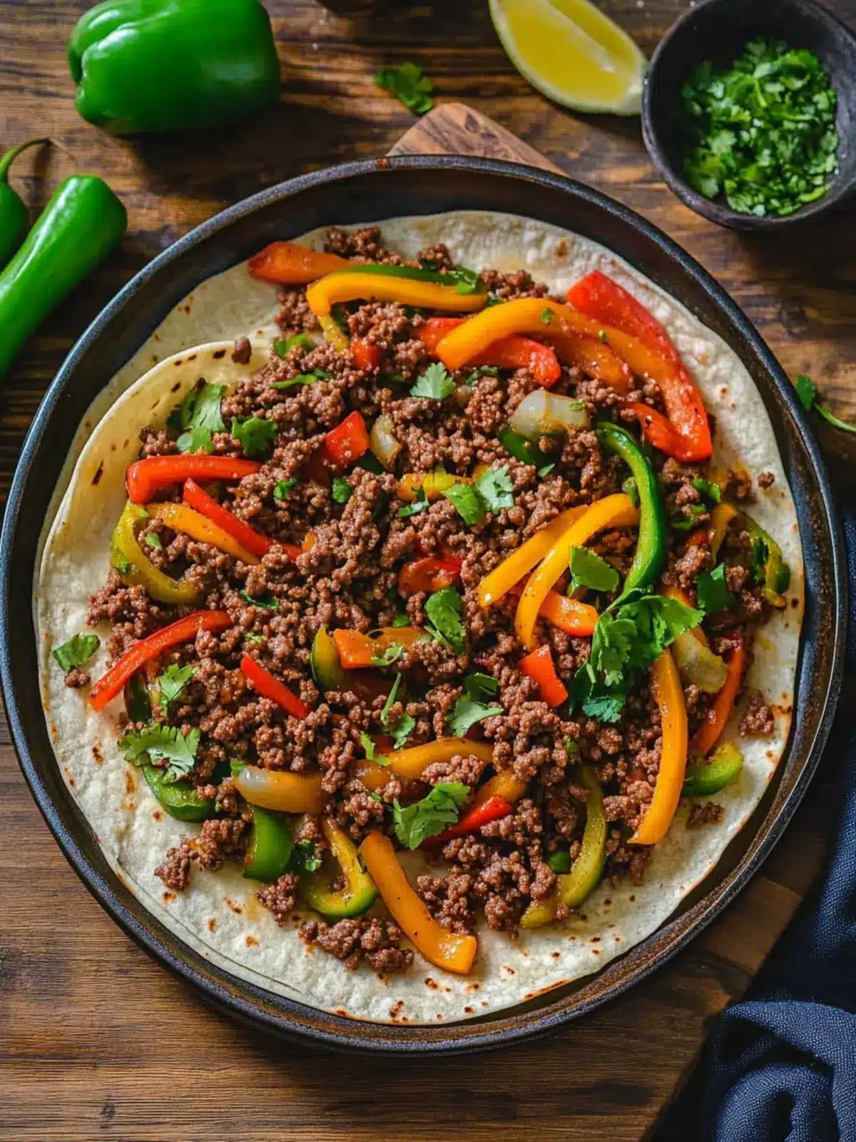 Lazy Dinner Ground Beef Fajitas for Flavor-Packed Fun 2 Lazy Dinner Ground Beef Fajita