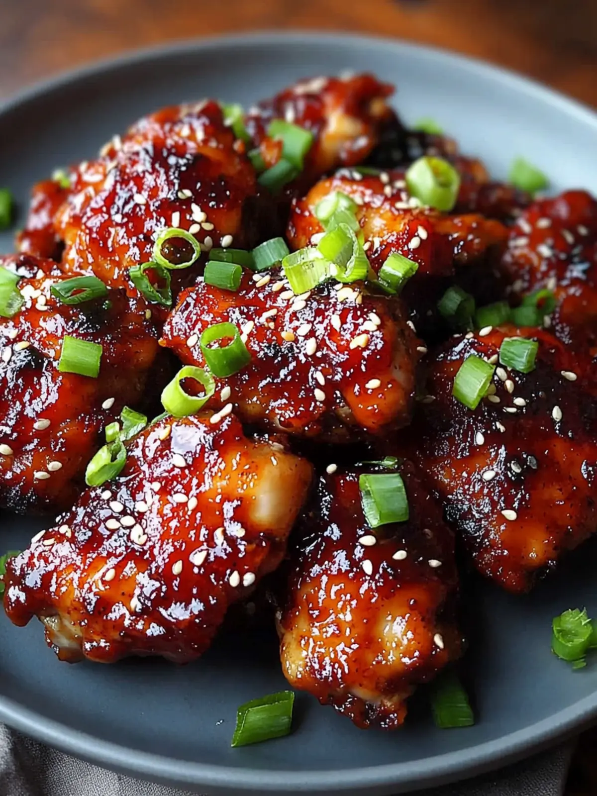 Sweet and Spicy Sticky Korean Chicken Thighs Your Family Will Love 2 Sweet and Spicy Sticky Korean Chicken Thighs