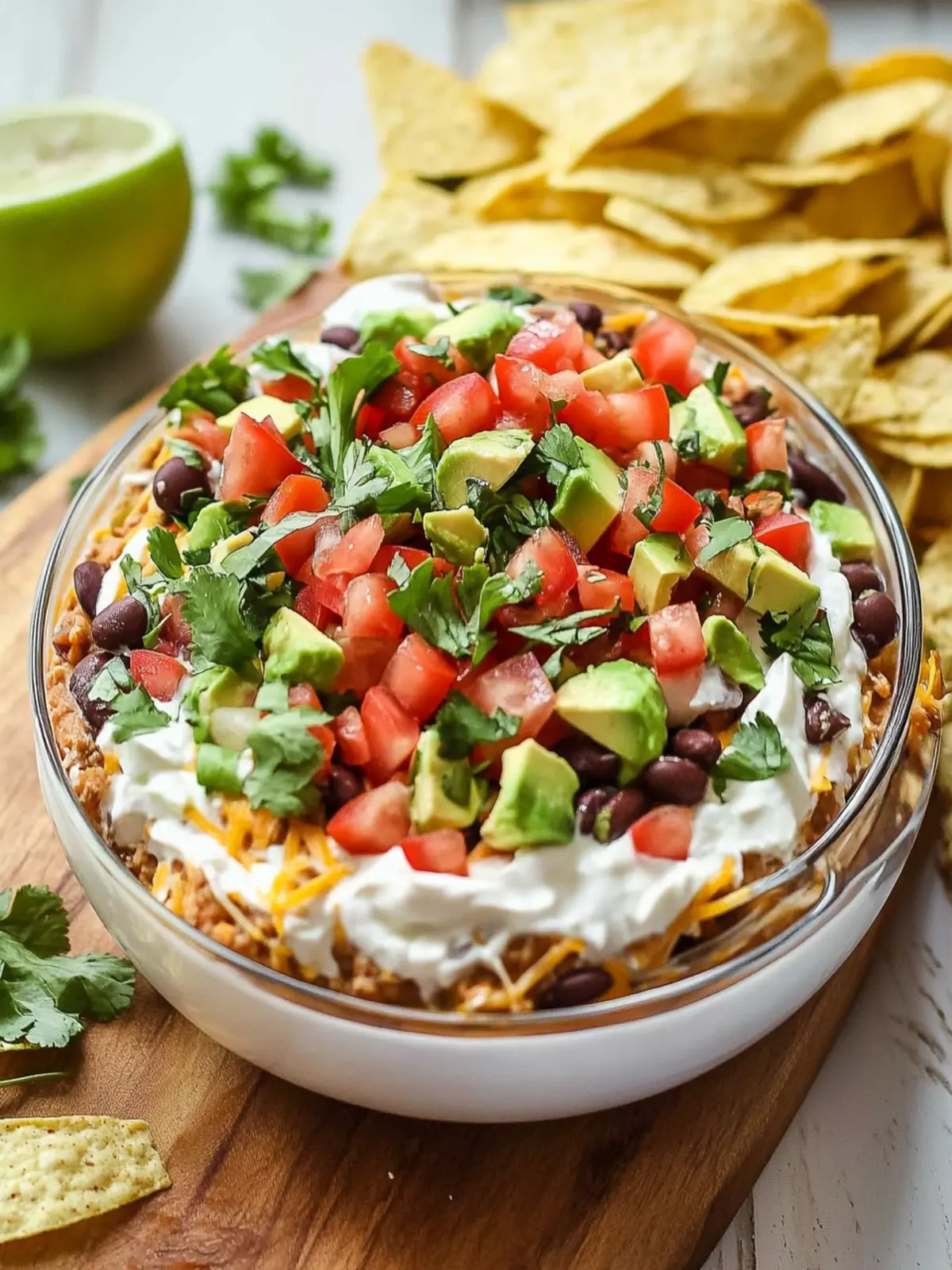 Festive 4th of July 7-Layer Dip with Beans & Yogurt Delight 3 4th of July 7-Layer Dip with Beans & Yogurt