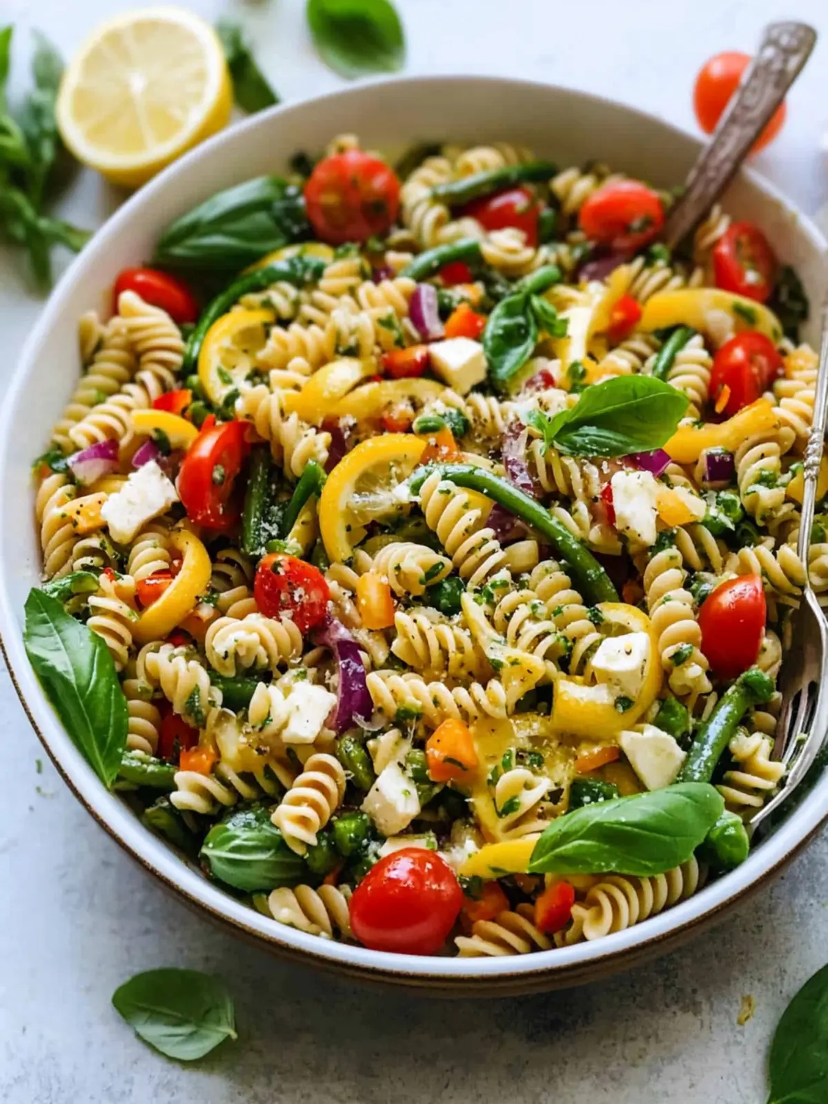 Healthy Summer Potluck Pasta Salad with Lemon Vinaigrette Delight 4 Healthy Summer Potluck Pasta Salad with Lemon Vinaigrette