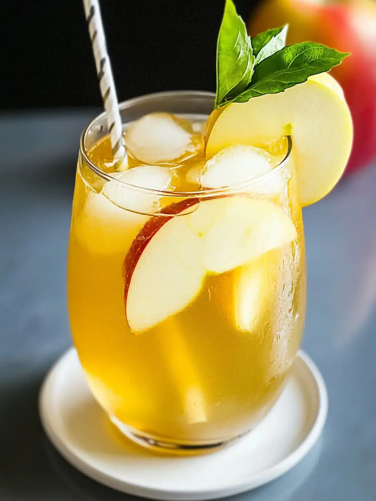 Refreshing Iced Apple Green Tea Recipe for Healthy Sipping 5 healthy drinks recipes Iced Apple Green Tea Recipe