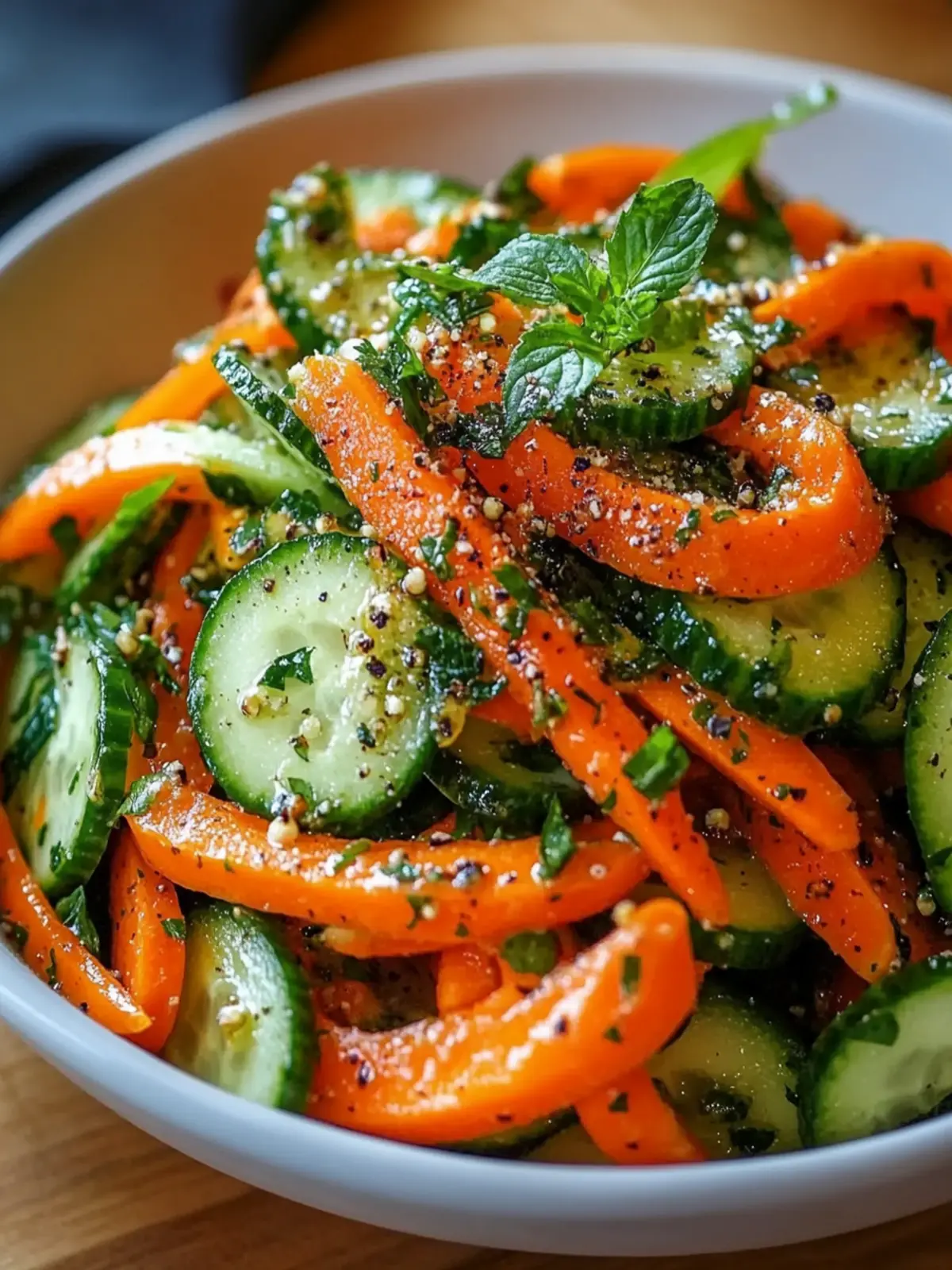 Crisp Cucumber Carrot Salad Recipe: Refreshing & Healthy Delight 3 Cucumber Carrot Salad Recipe