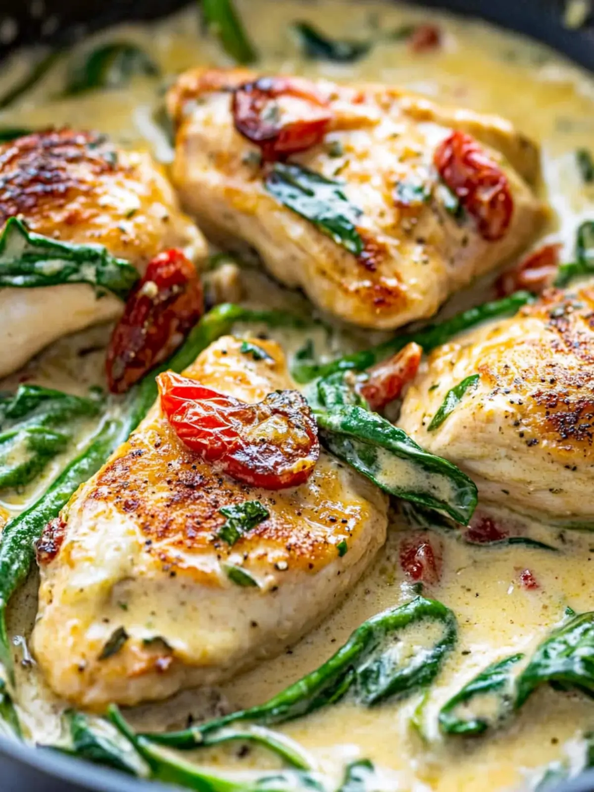 Indulge in Low Carb Creamy Tuscan Chicken Tonight 2 Low Carb Creamy Tuscan Chicken
