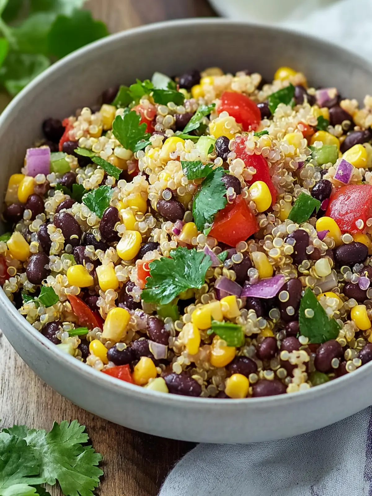 Delicious Cardiac Diet Black Bean, Corn, and Quinoa Salad 4 cardiac diet Black Bean, Corn, and Quinoa Salad