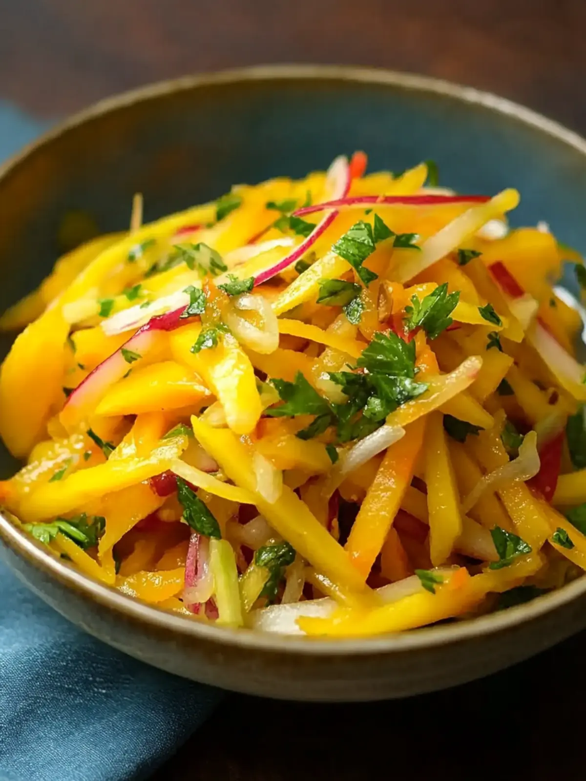 Zesty Mango Slaw for a Fresh Twist on Weeknight Dinners 2 Mango Slaw