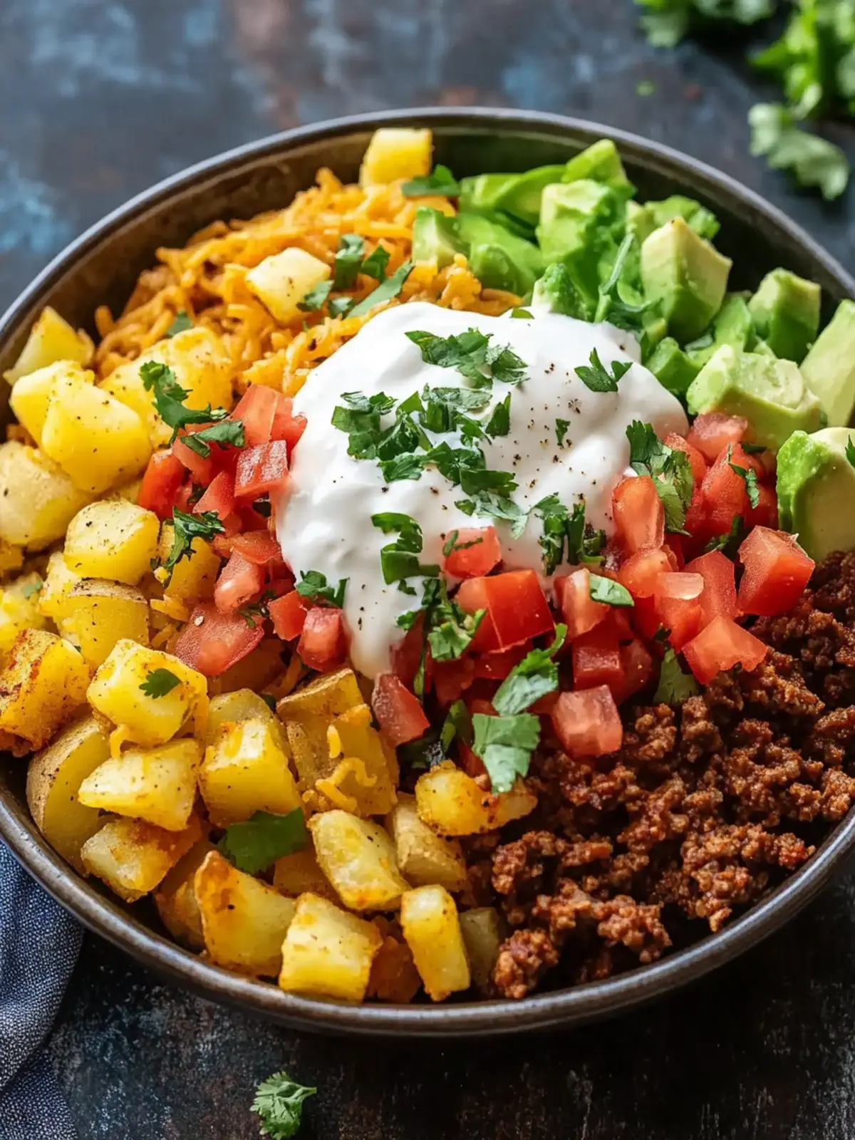 Irresistible Loaded Potato Taco Bowl: A Crisp Flavor Explosion 3 Loaded Potato Taco Bowl