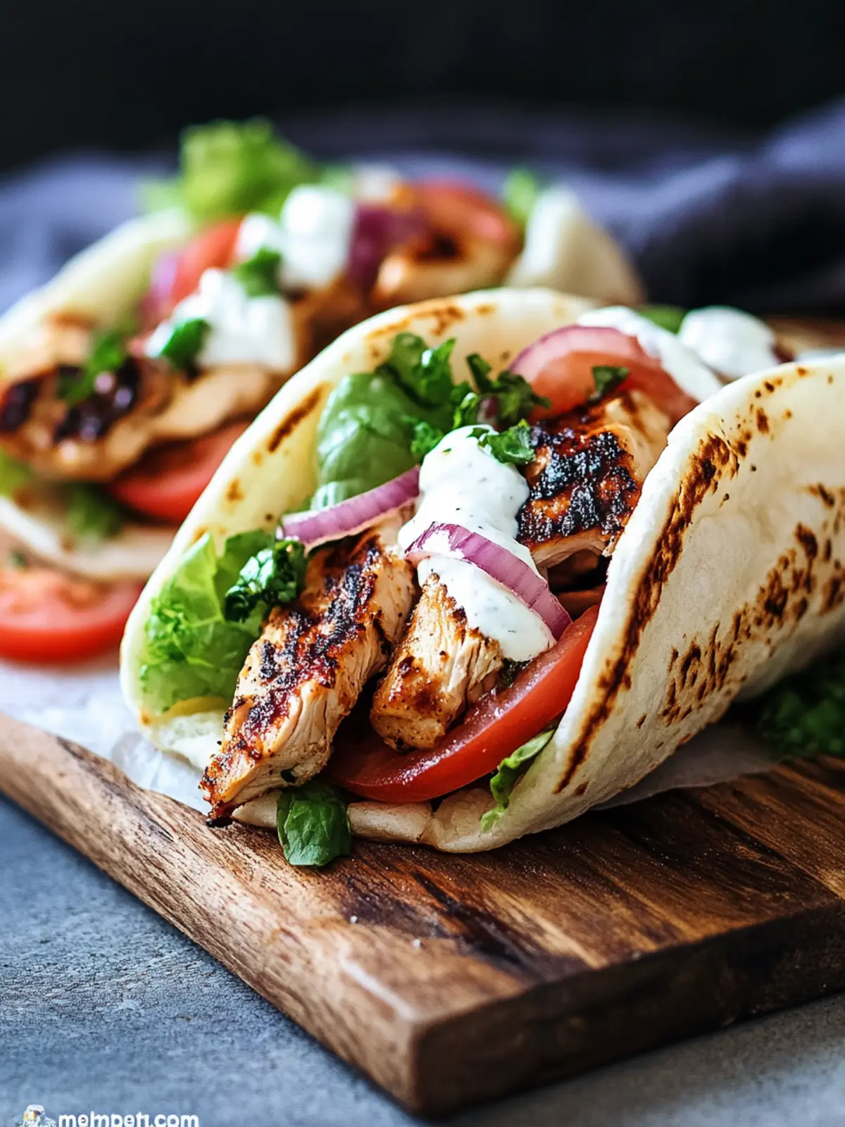 4th of July Grilled Greek Chicken Gyros for a Festive Feast 5 4th of July Grilled Greek Chicken Gyros