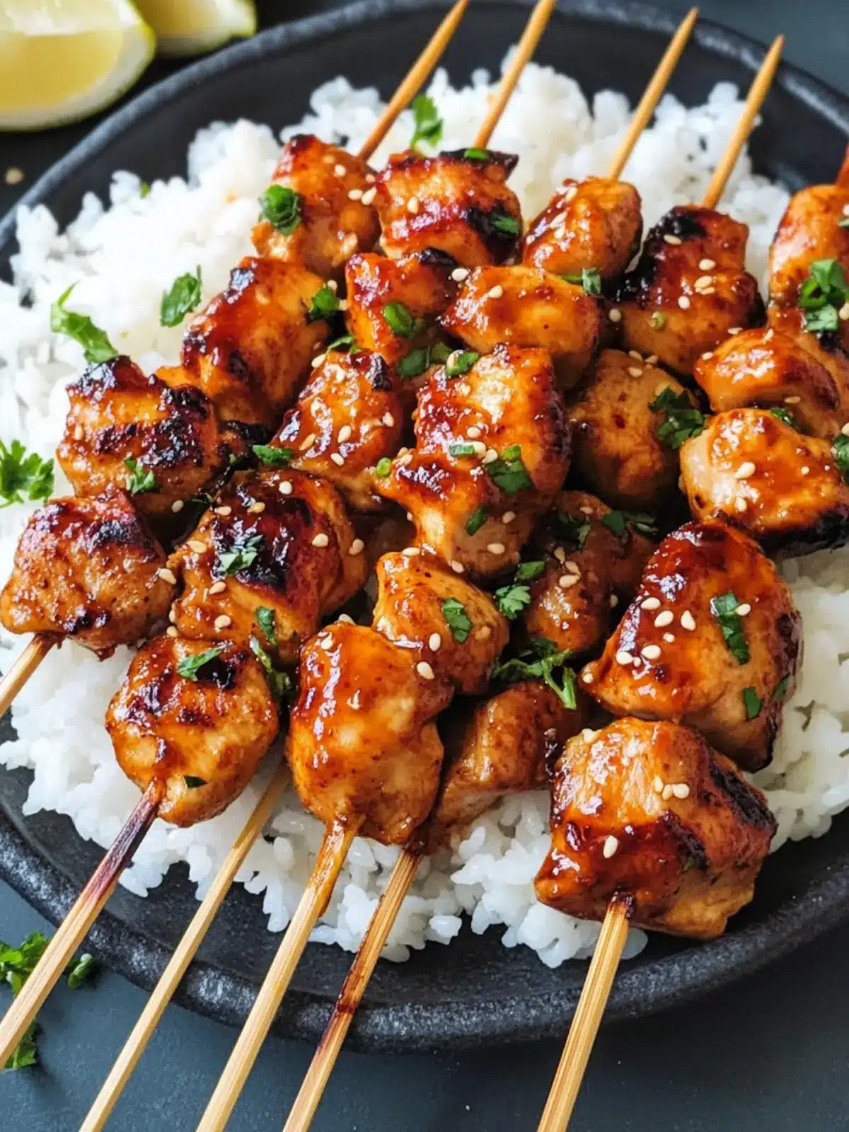 Savor the Flavor: Easy Korean Chicken Skewers Recipe 2 Korean Chicken Skewers