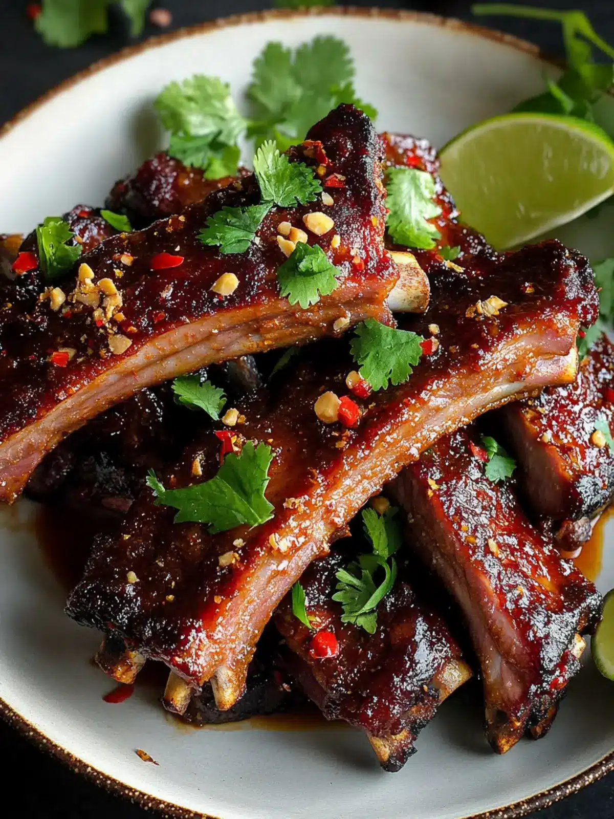 Flavor-Packed Slow-Baked Thai Ribs with Red Curry Marinade 2 Slow-Baked Thai Ribs with Red Curry Marinade