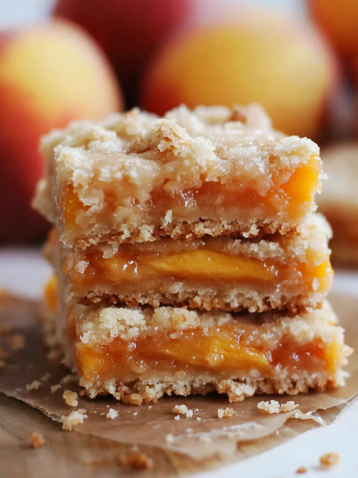 Irresistible Peach Crumb Bars That Will Brighten Your Day 3 Peach Crumb Bars