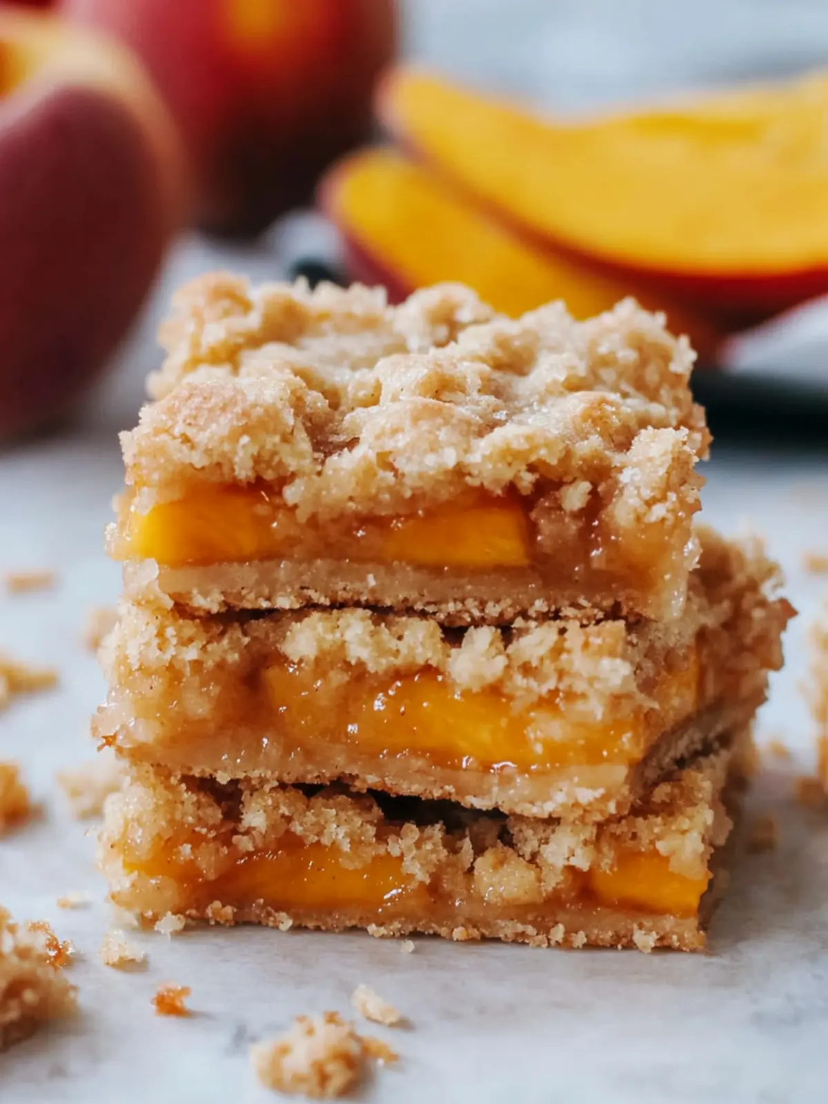 Irresistible Peach Crumb Bars That Will Brighten Your Day 5 Peach Crumb Bars