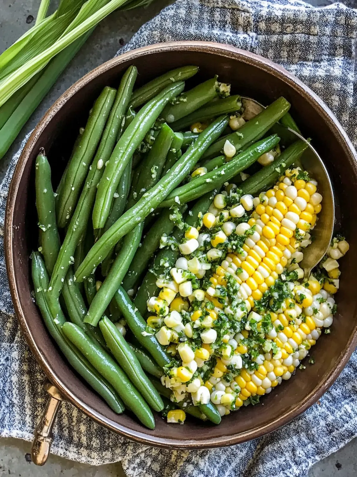Summer Corn and Green Beans with Herb Butter Bliss 2 Summer Corn + Green Beans with Herb Butter