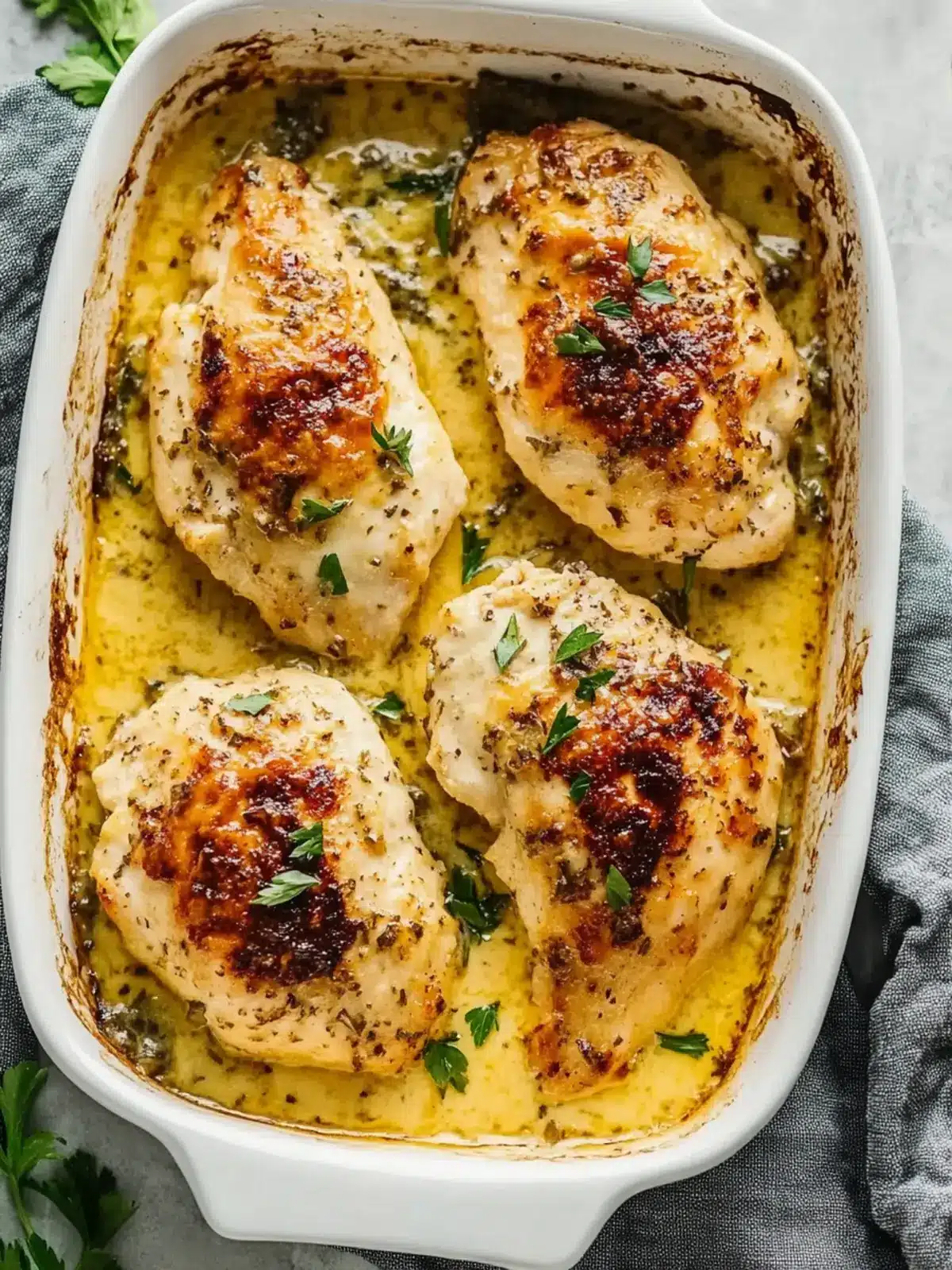 3-Ingredient Baked Caesar Chicken: Simple & Delicious! 5 3-Ingredient Baked Caesar Chicken