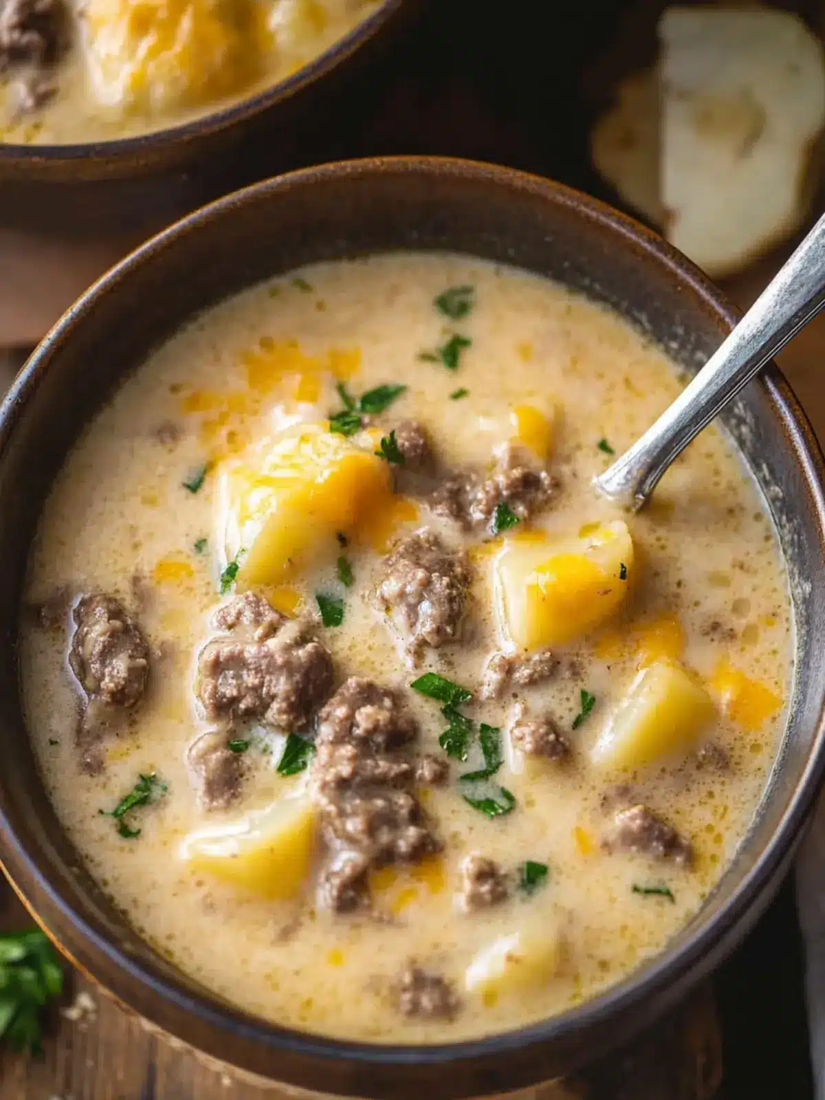 Irresistible Cheesy Beef and Potato Soup for Cozy Nights 4 Cheesy Beef and Potato Soup