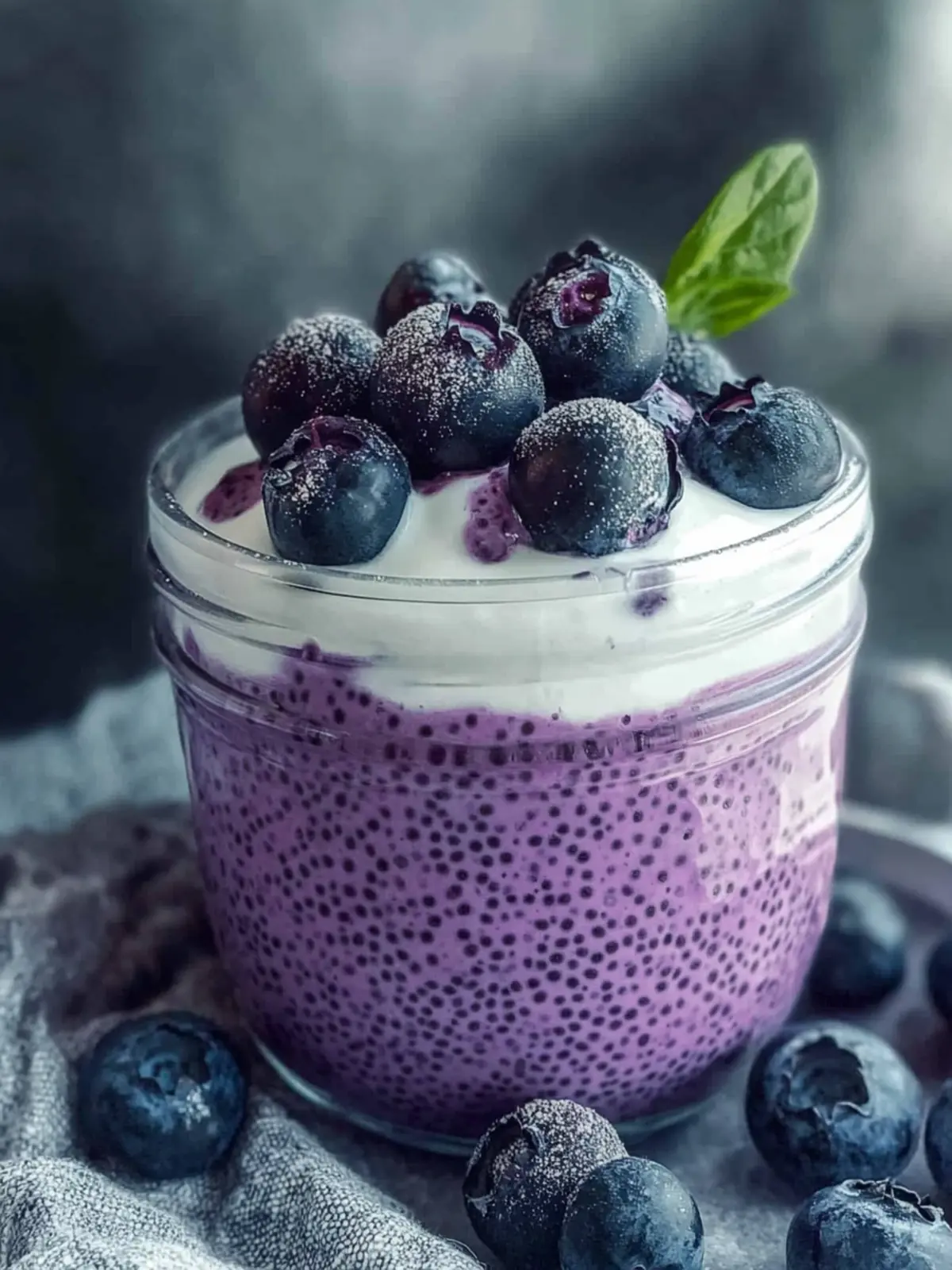 Easy Blueberry Chia Pudding with Greek Yogurt Bliss 3 Blueberry Chia Pudding with Greek Yogurt, Easy Recipe