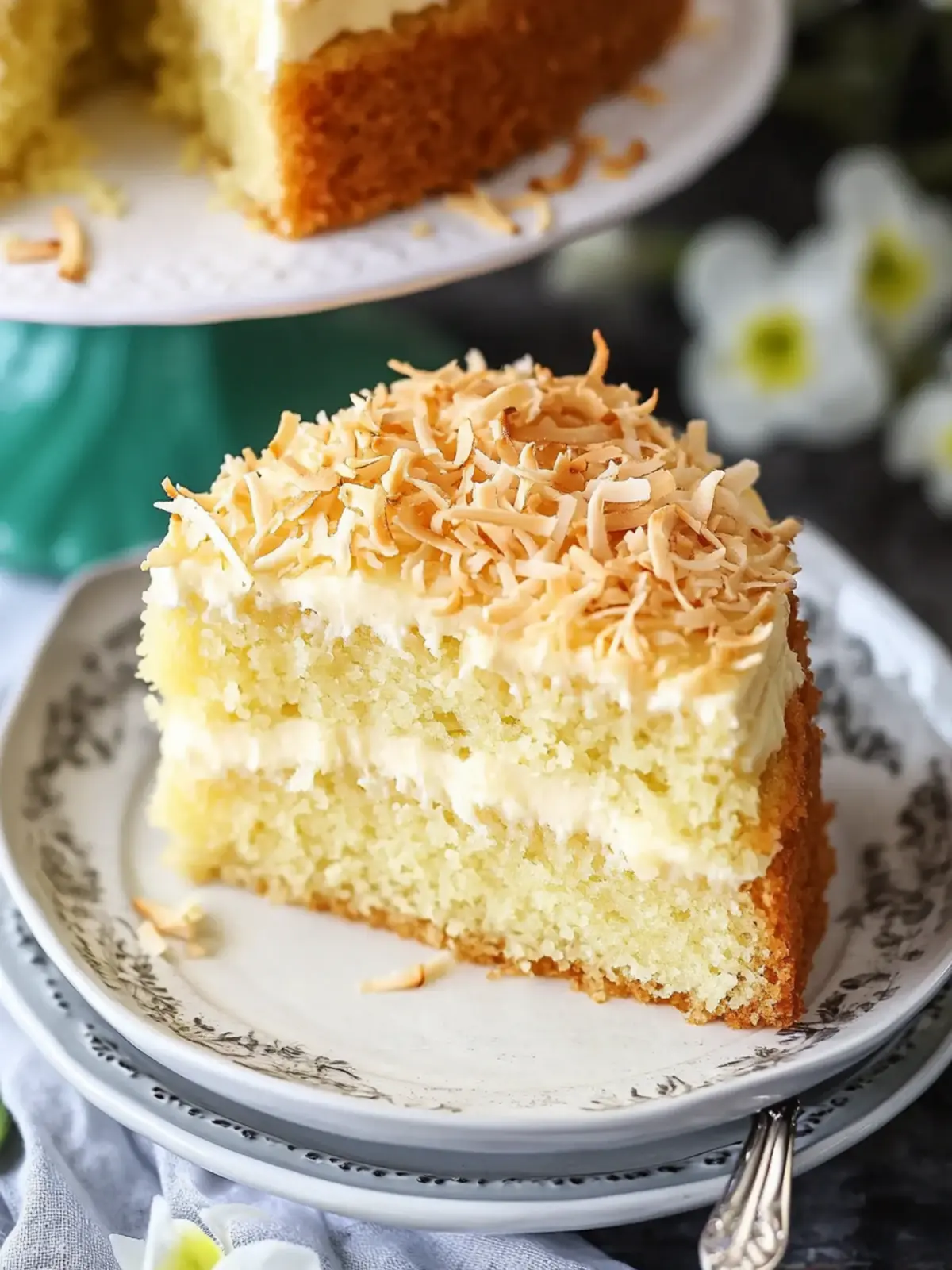 Decadent Coconut Custard Cake for Amazing Home Baking Fun 3 Coconut Custard Cake